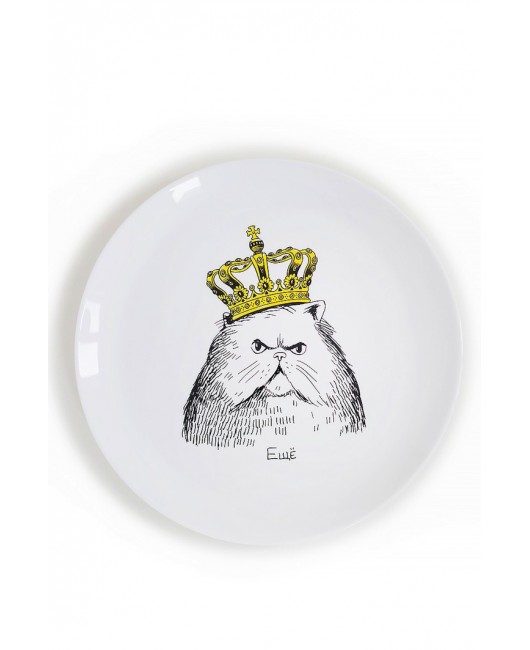 Тарелка с котом в короне Харьков